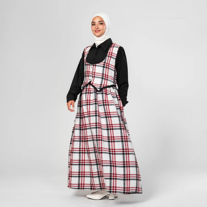 فستان جوخ كاروه مطعم سوفت سادة