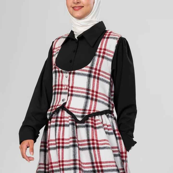 فستان جوخ كاروه مطعم سوفت سادة