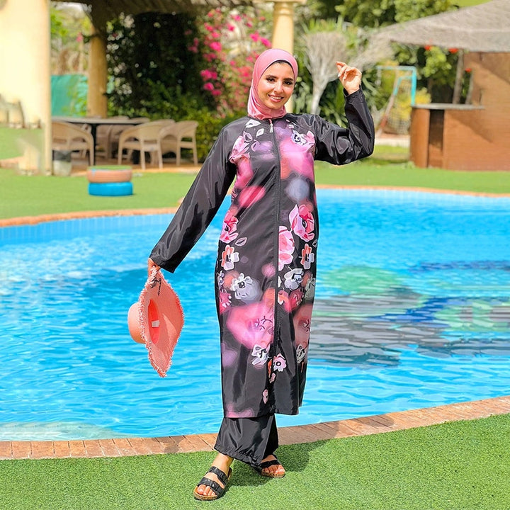 بوركيني ديجيتال قصير