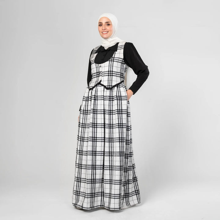 فستان جوخ كاروه مطعم سوفت سادة