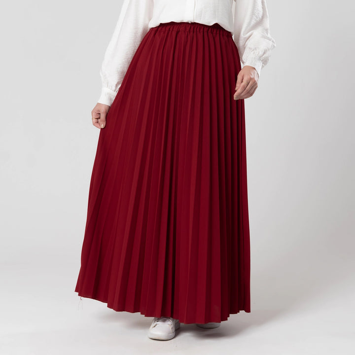 Pleated Scuba Skirt SAM HIJAB