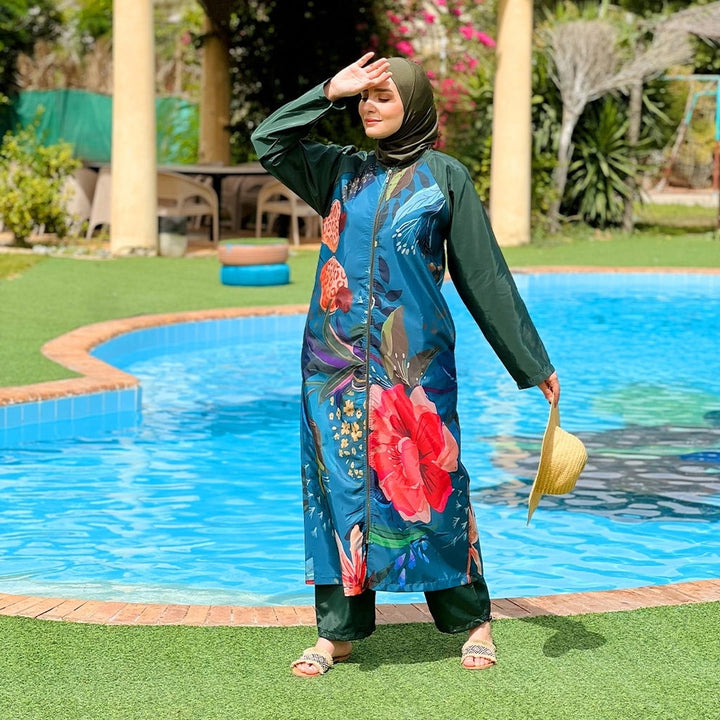 بوركيني ديجيتال قصير