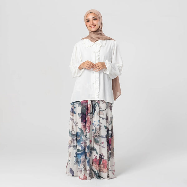 Printed chiffon skirt SAM HIJAB