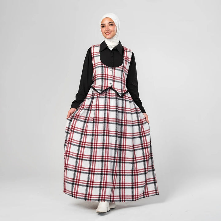 فستان جوخ كاروه مطعم سوفت سادة