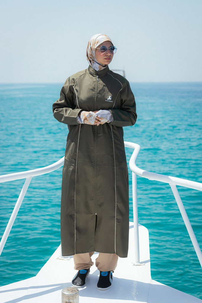 Marble Olive Burkini SAM HIJAB