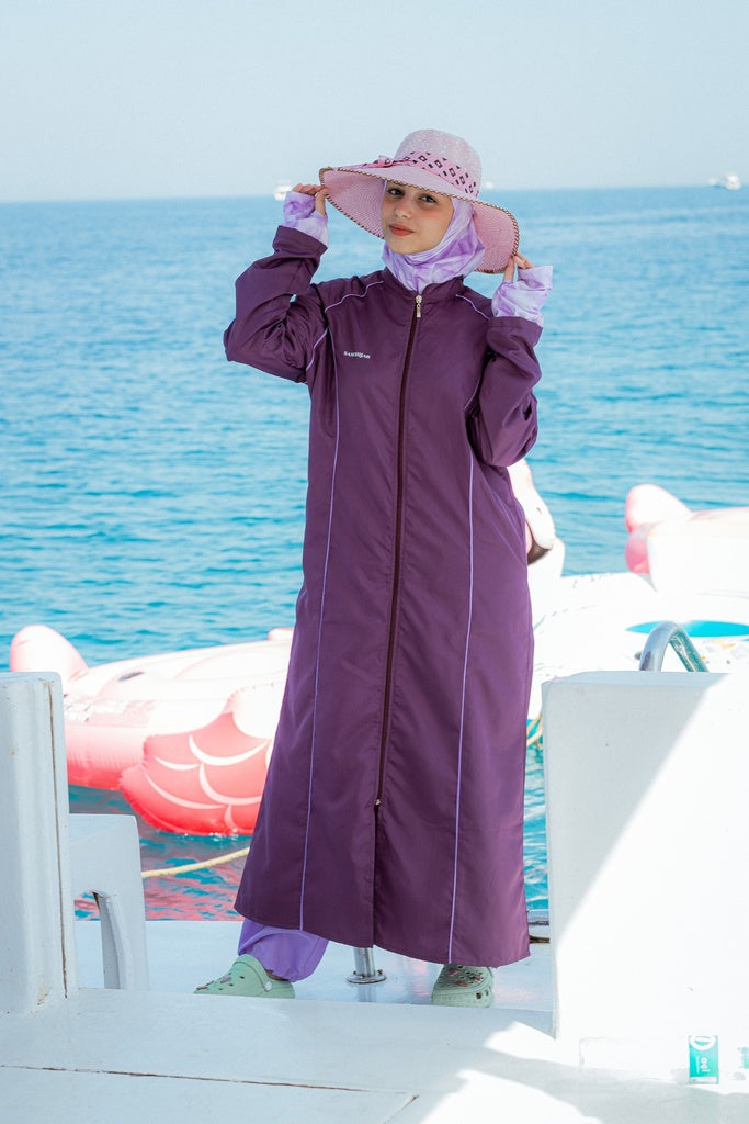 Marble Purple Burkini SAM HIJAB