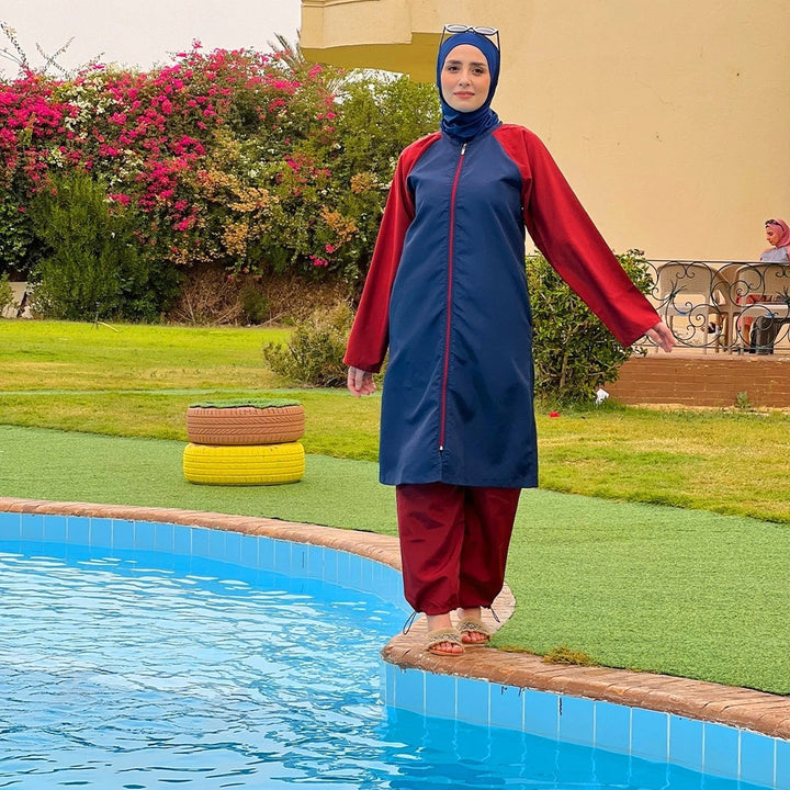 بوركيني سادةقصير