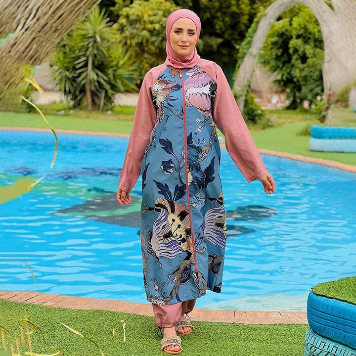 بوركيني ديجيتال قصير