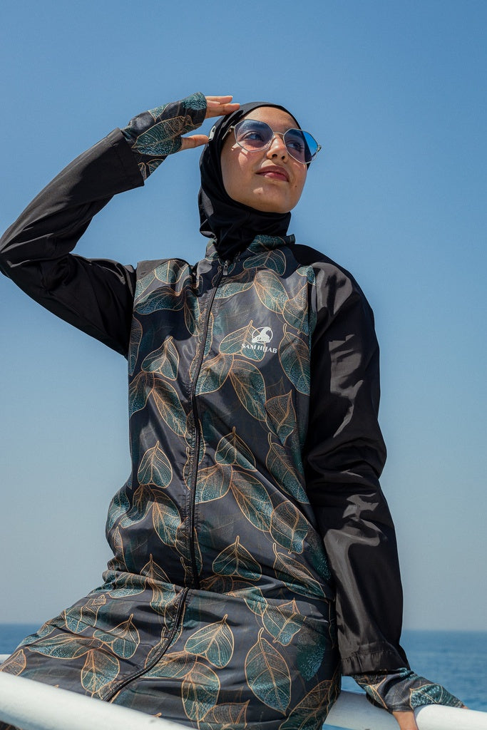 Crystal leaf Burkini SAM HIJAB