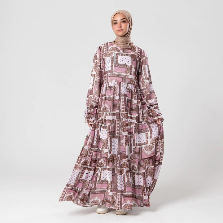 فستان مكس كلر