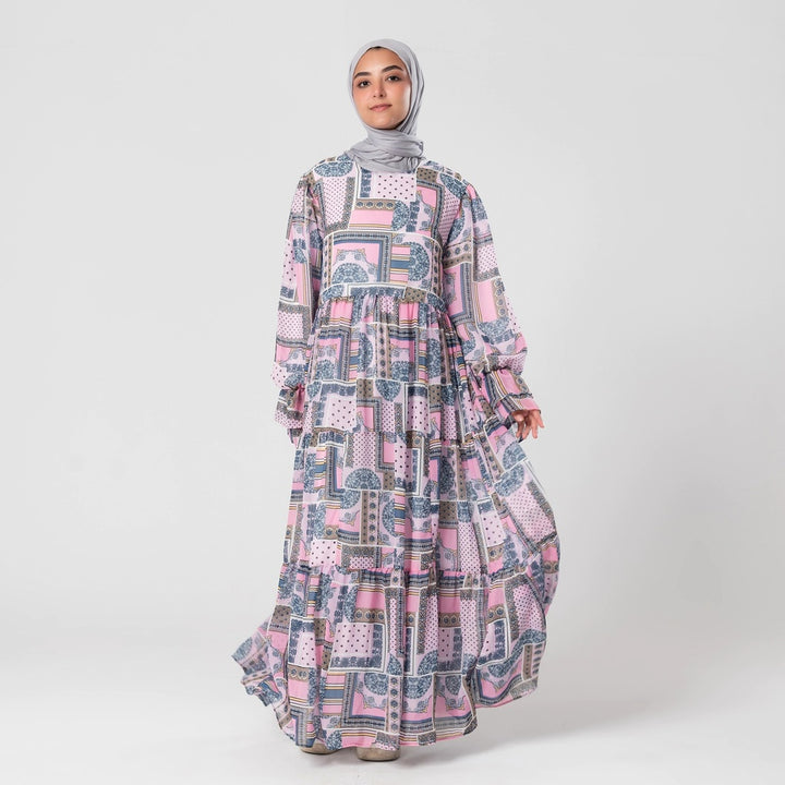 فستان مكس كلر