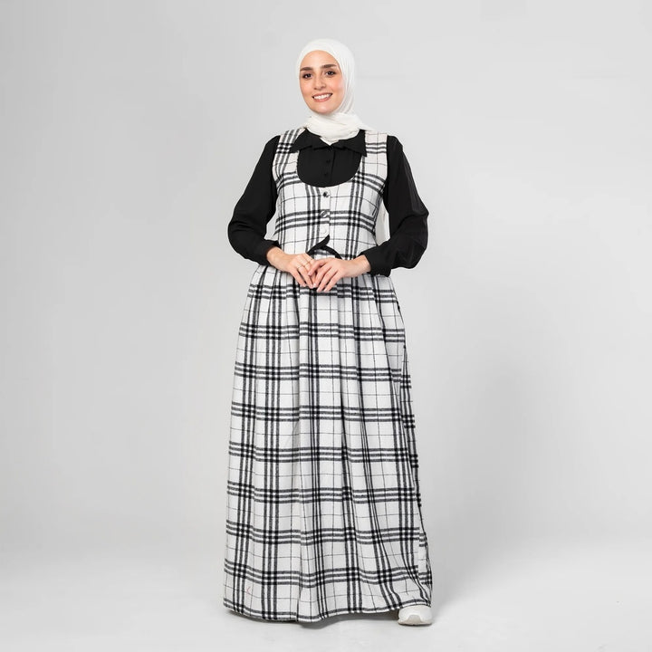فستان جوخ كاروه مطعم سوفت سادة