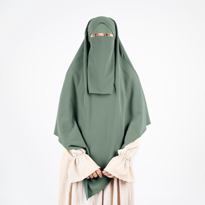 French veil set with niqab SAM HIJAB