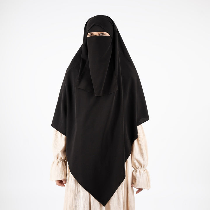 طقم نقاب فرنسي بخمار