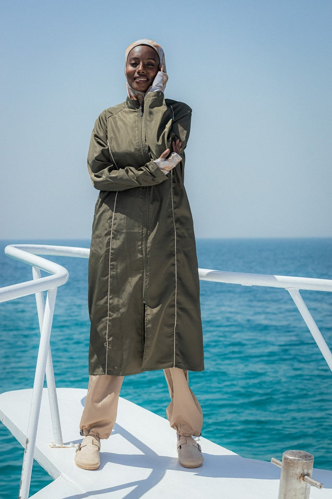 Marble Olive Burkini SAM HIJAB