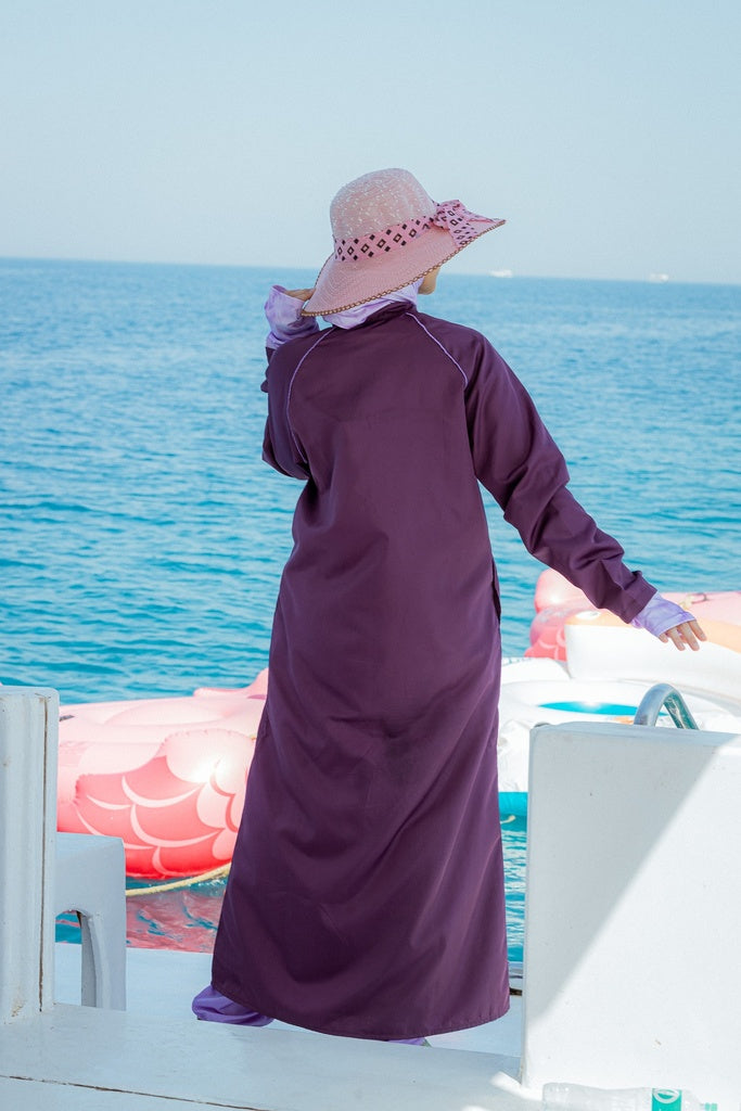 Marble Purple Burkini SAM HIJAB