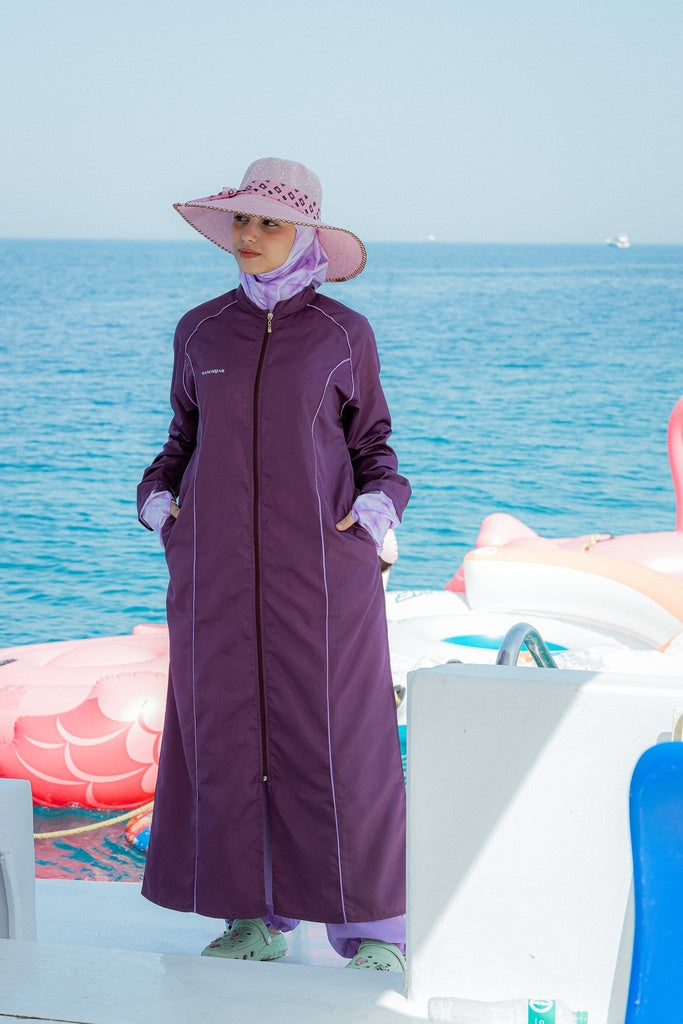 Marble Purple Burkini SAM HIJAB