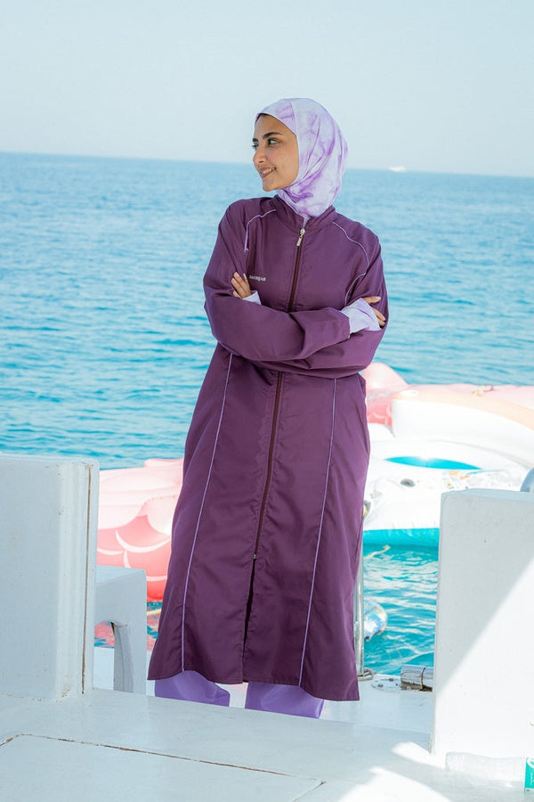 Marble Purple Burkini SAM HIJAB