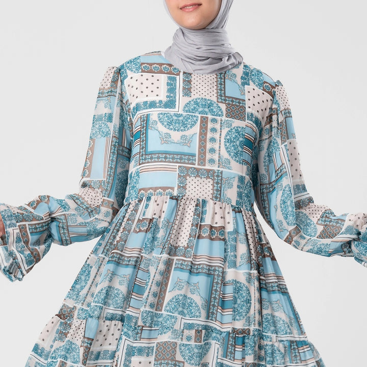 فستان مكس كلر