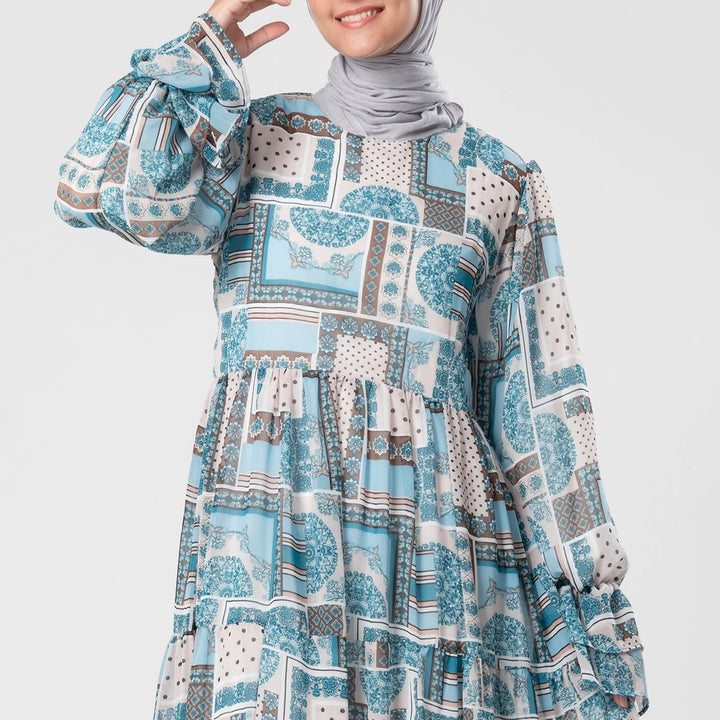 فستان مكس كلر