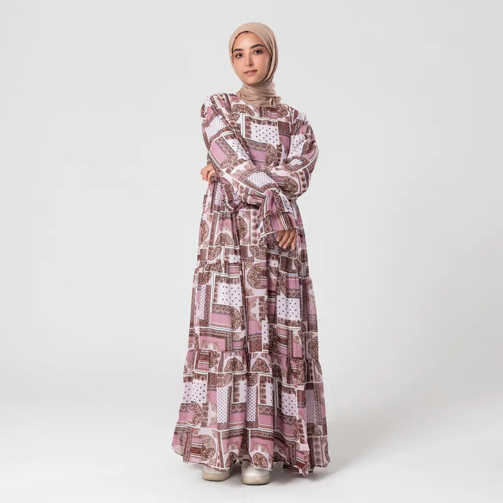 فستان مكس كلر