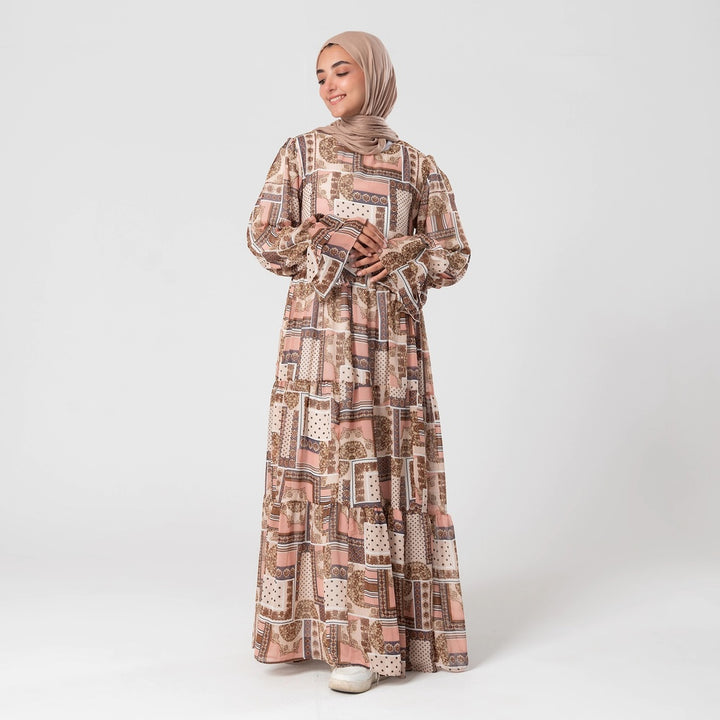 فستان مكس كلر