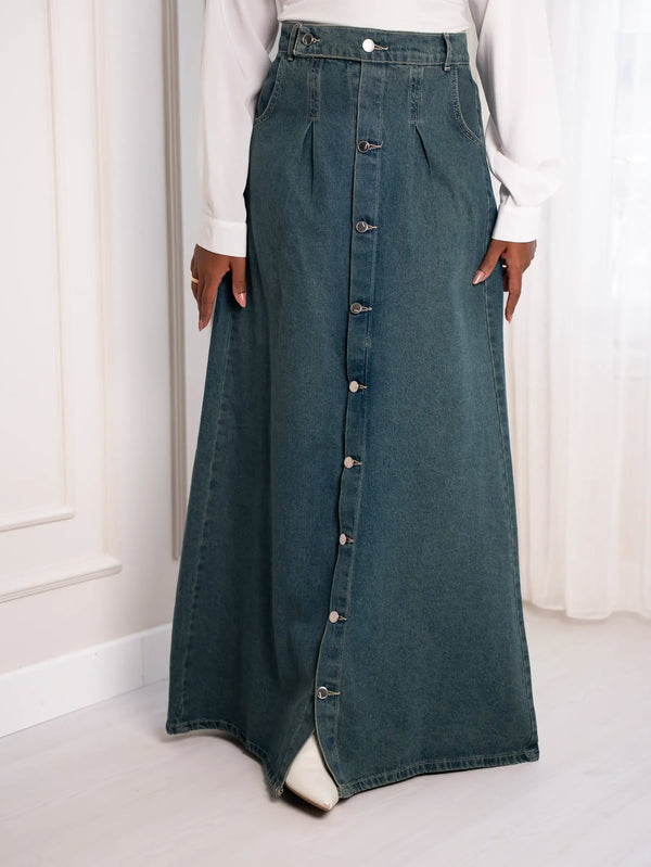 Basic Denim skirt SAM HIJAB