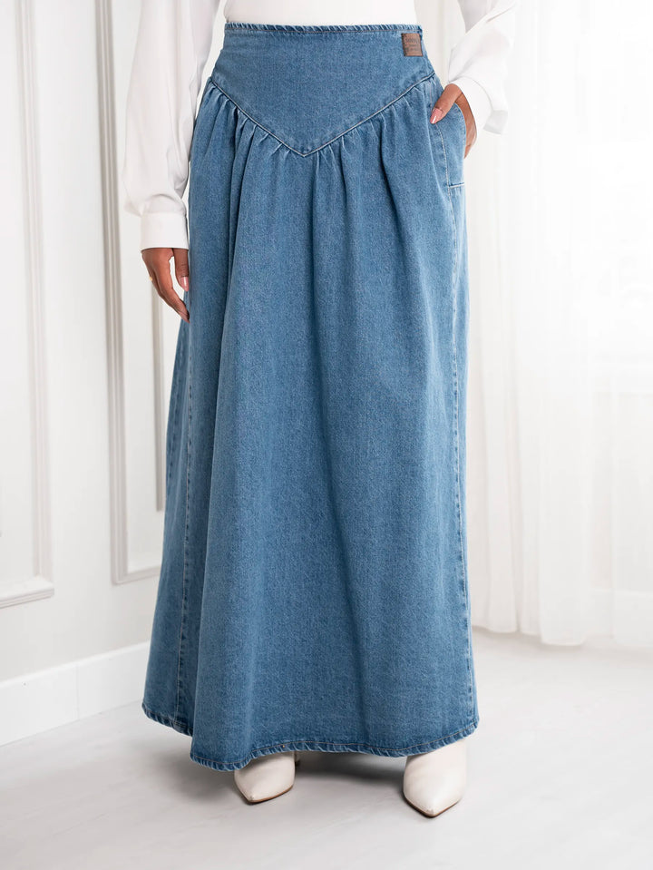 Denim Leen Skirt Sam Hijab