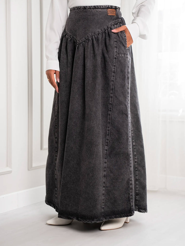 Denim Leen Skirt Sam Hijab